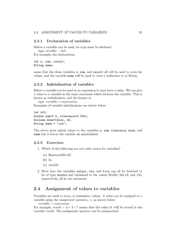 Introduction to Computer Science with Java Programming - Page 35